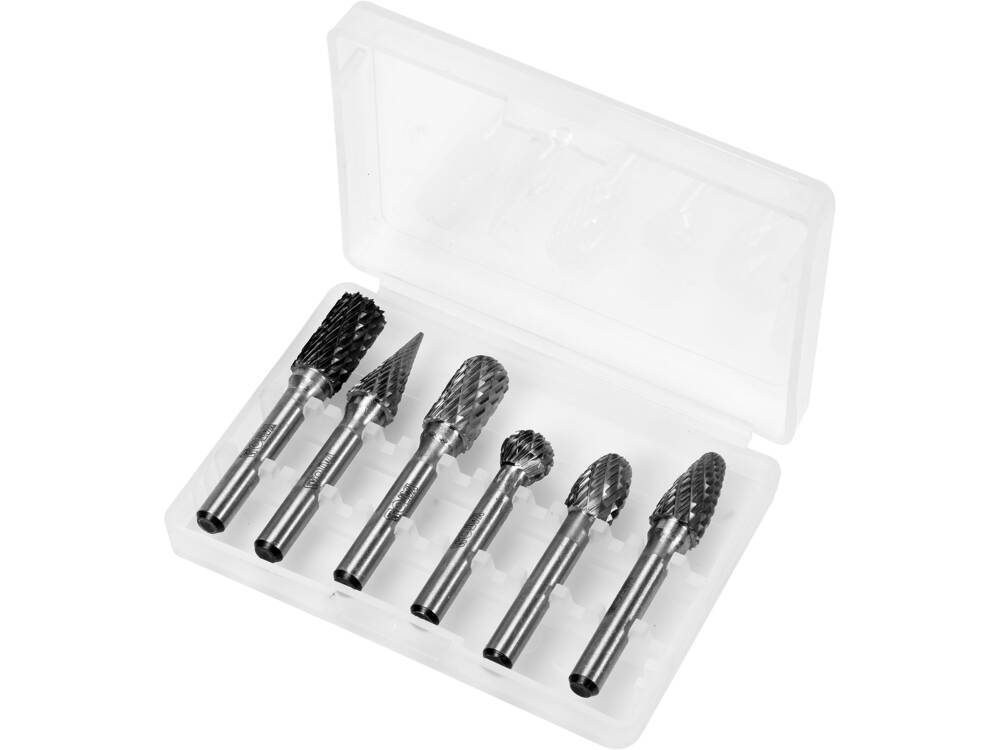 Fräs borrset Yato YT-61729; 6 st.