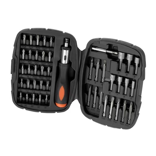 Skruvbitsats Black & Decker A7039-XJ; 45 st.