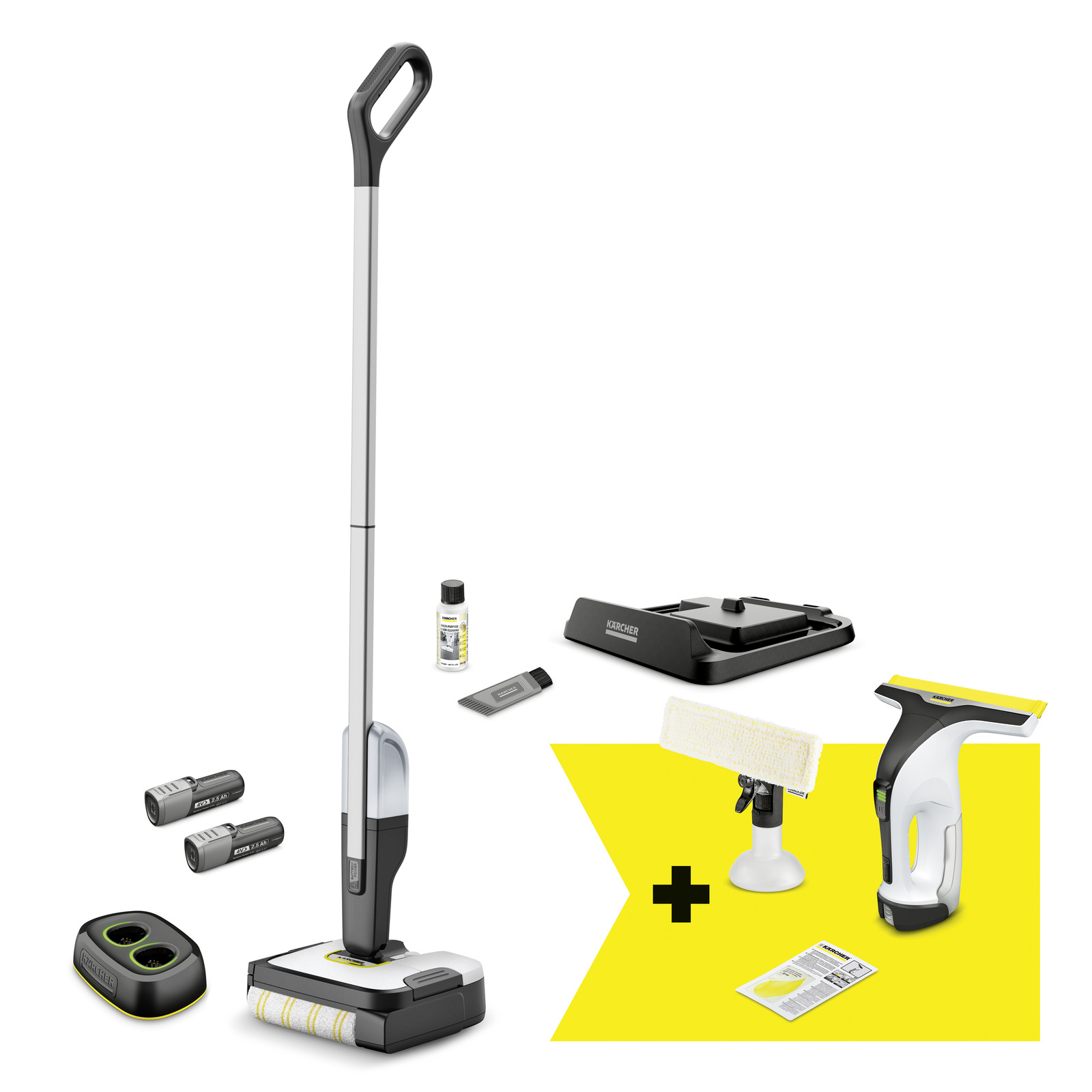 Golvtvättmaskin Karcher FC 2-4 + WV 4-4 SET