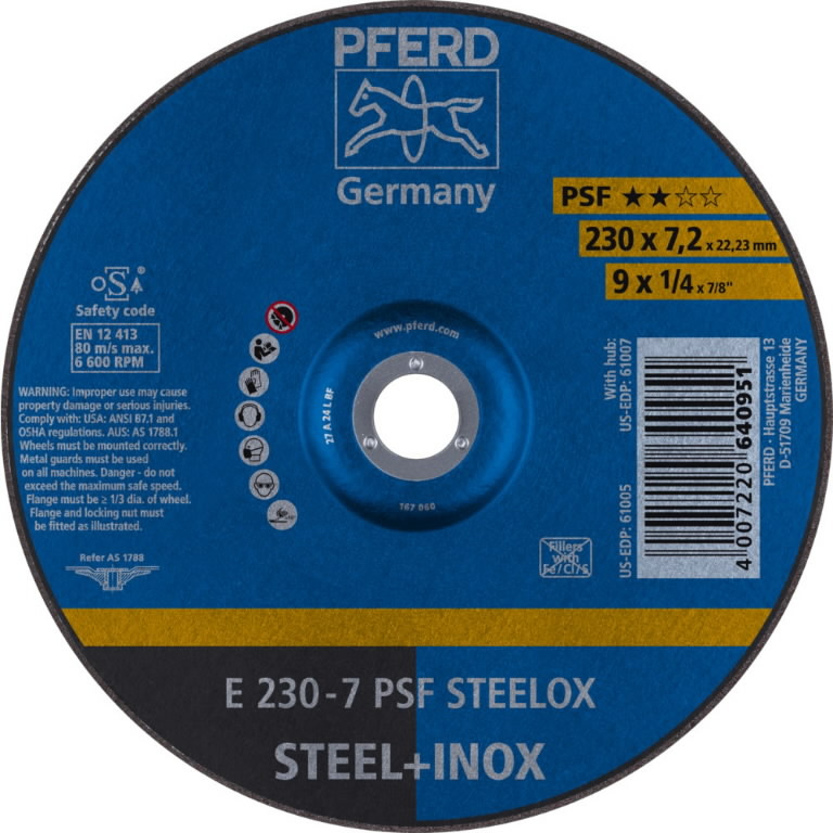 Slipskiva PFERD 640951; 230 mm