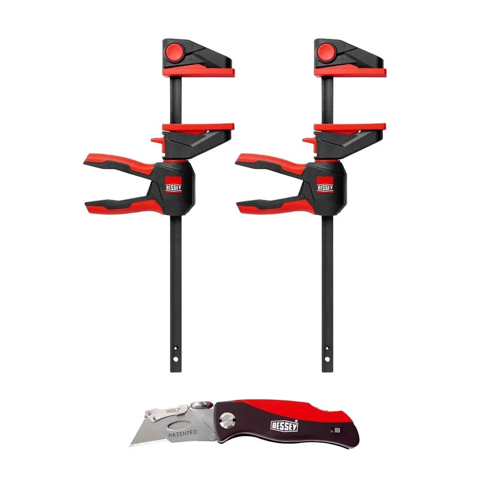 Tving Bessey EZ360SET-A; 2 st. + kniv