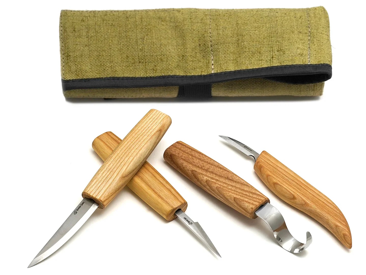Knivset BeaverCraft S09L; 4 st.; passar vänsterhänta