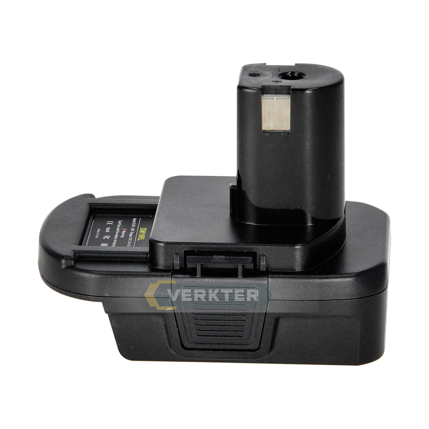 Batteriadapter Ahlio; Dewalt/Milwaukee till Ryobi; endast för 18 V