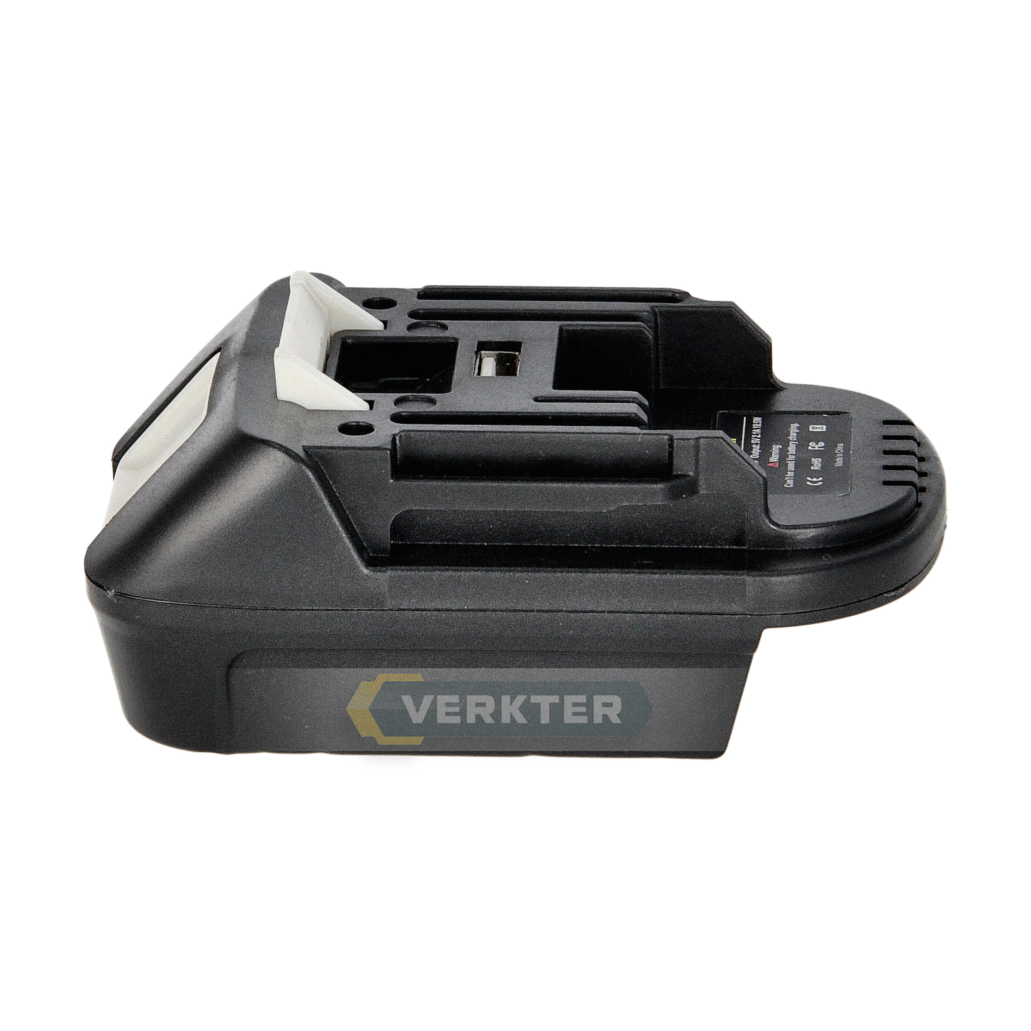Batteriadapter Ahlio; Dewalt/Milwaukee till Makita; endast för 18 V