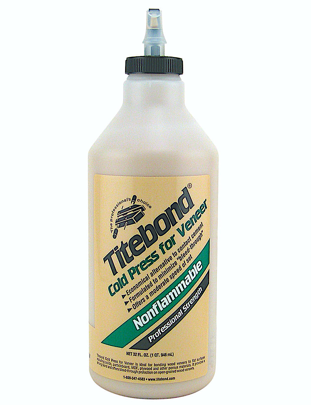 Trälim  Titebond Cold Press for Veneer; 948 ml