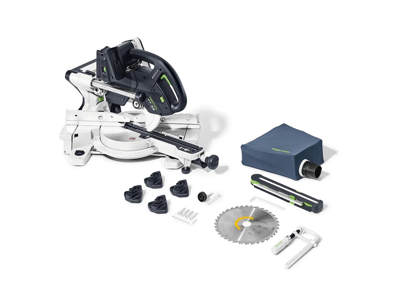 Kap-och geringssåg Festool KSC 60 EB-Basic KAPEX; 2x18 V (utan batteri och laddare)
