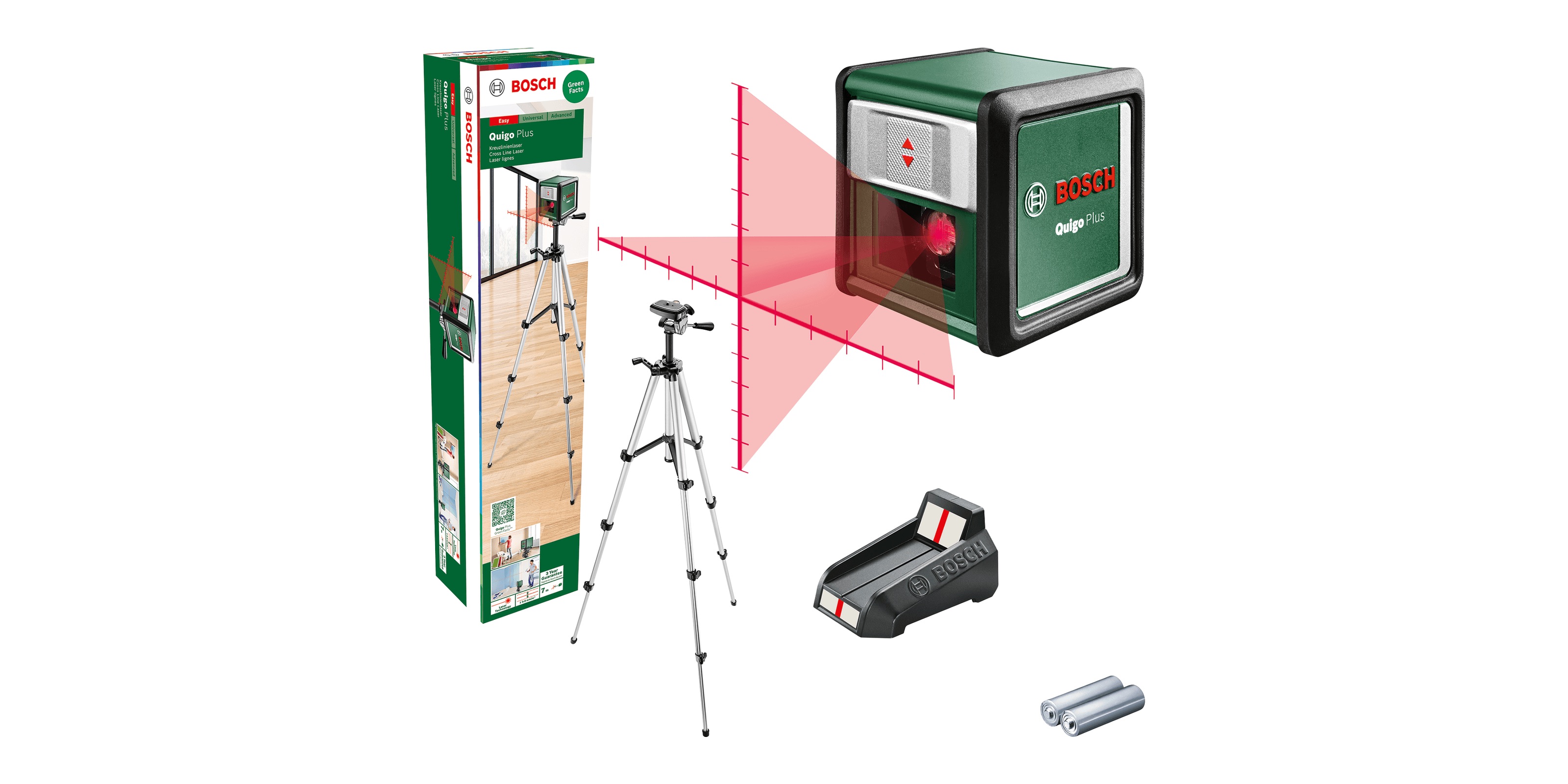Korslinjelaser Bosch Quigo Plus