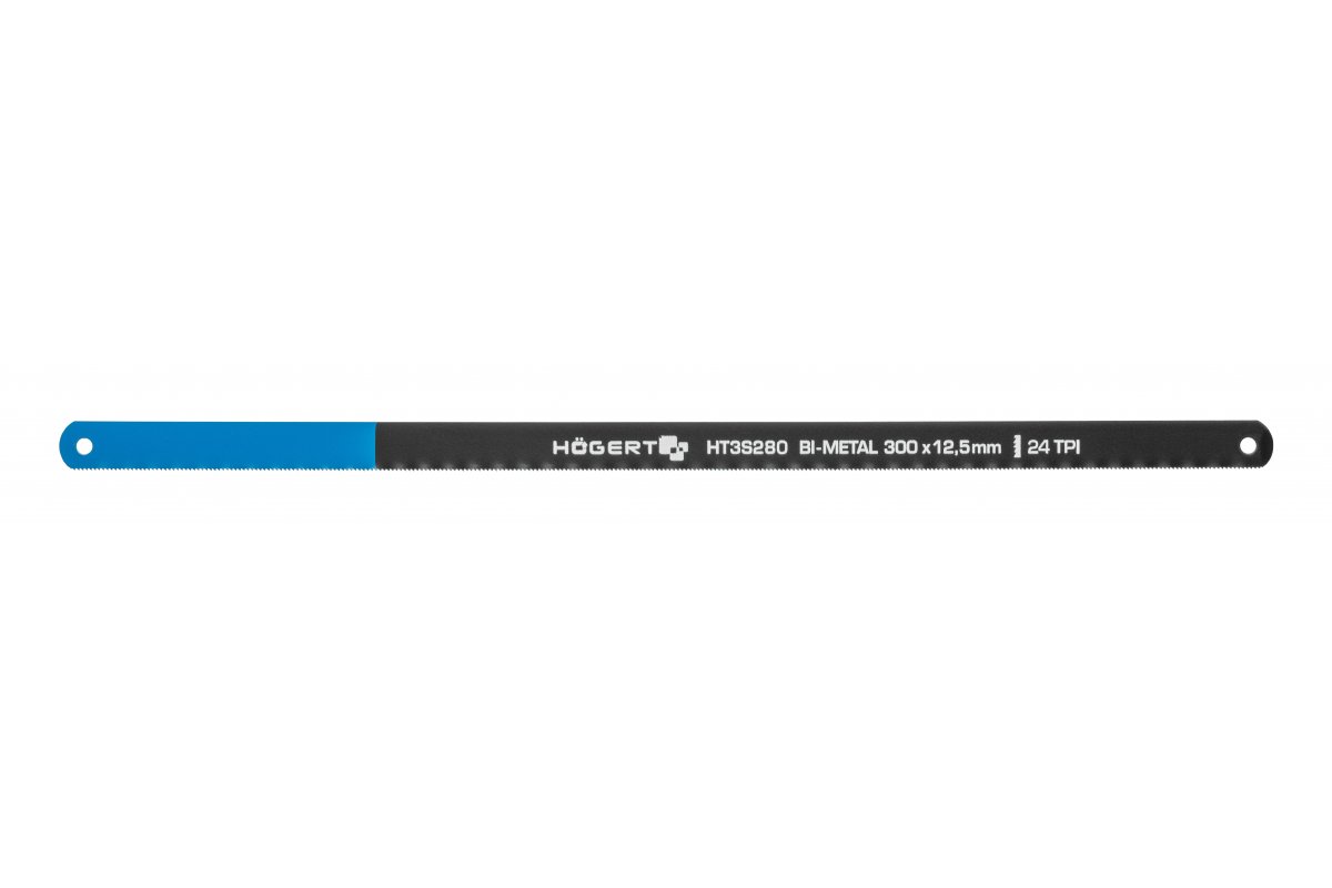 Bågfilsblad Hogert HT3S280; 24 TPI; 300 mm; 2 st.
