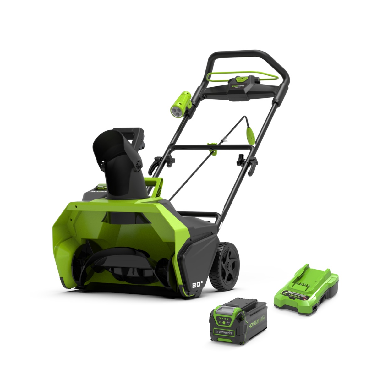 Snöslunga Greenworks GD40STK4; 40 V; 1x4,0 Ah batt.