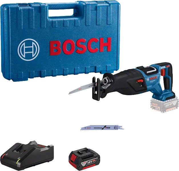Batteridriven tigersåg Bosch GSA 185-LI; 18 V; 1x5,0 Ah batt.
