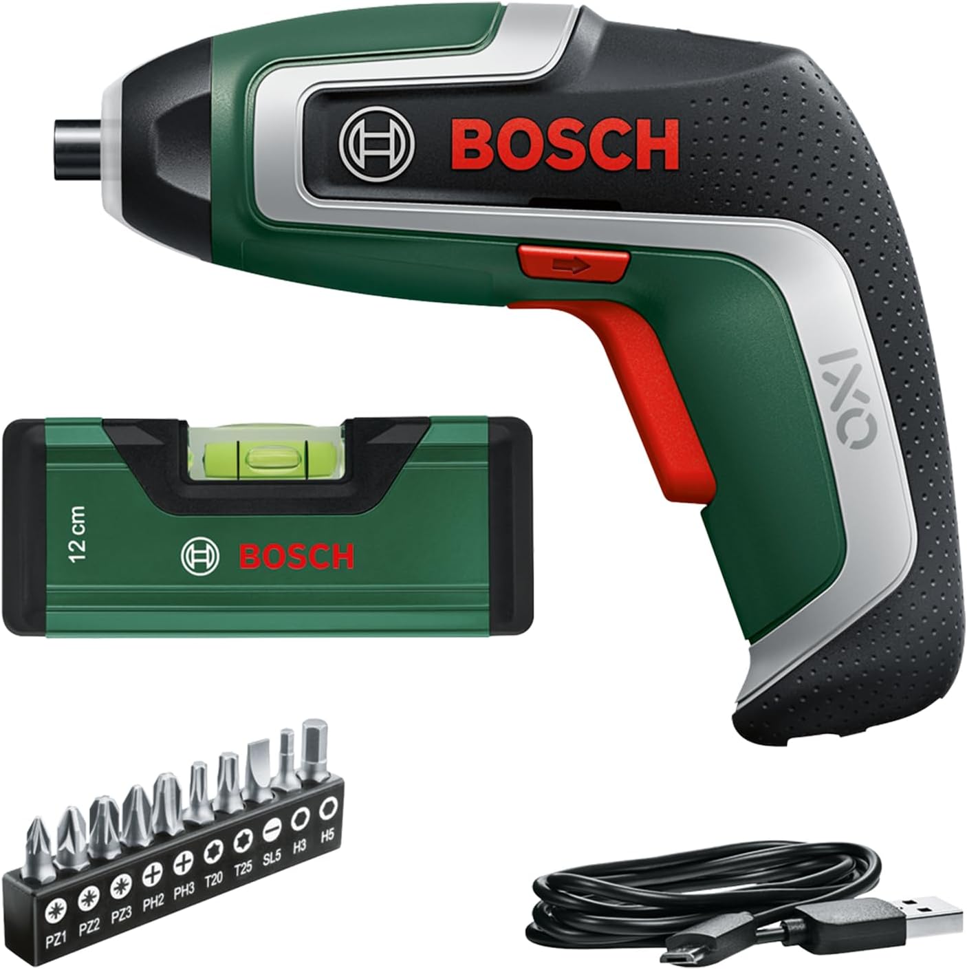 Batteridriven skruvdragare Bosch IXO 7; 3,6 V; 1x2,0 Ah batt. + tillbehör