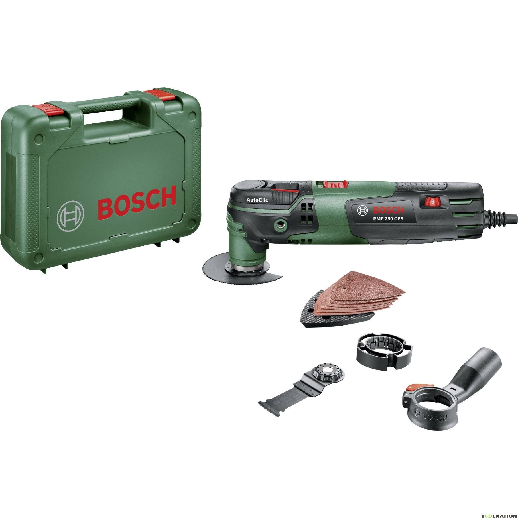 Flerfunktionsverktyg Bosch PMF 250 CES + tillbehör
