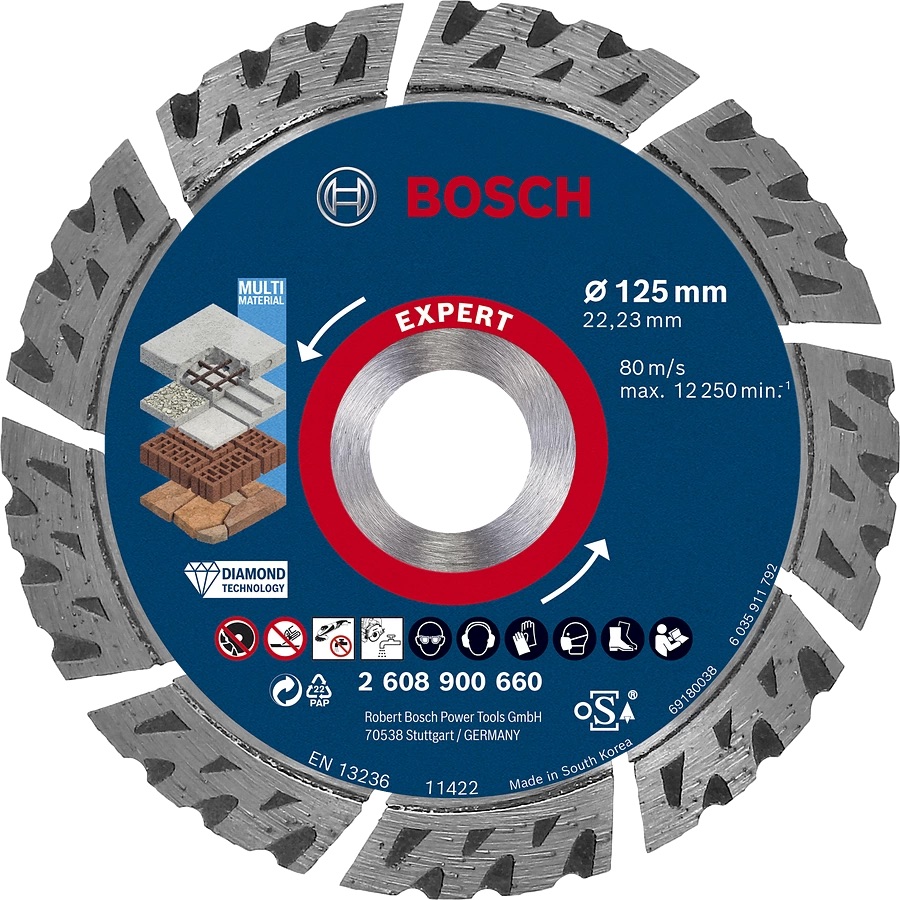 Diamantkapskiva Bosch 2608900660; 125 mm