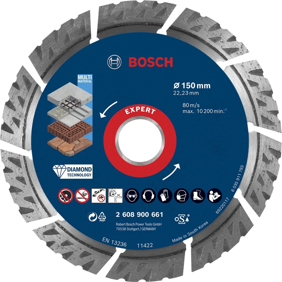 Diamantkapskiva Bosch 2608900661; 150 mm