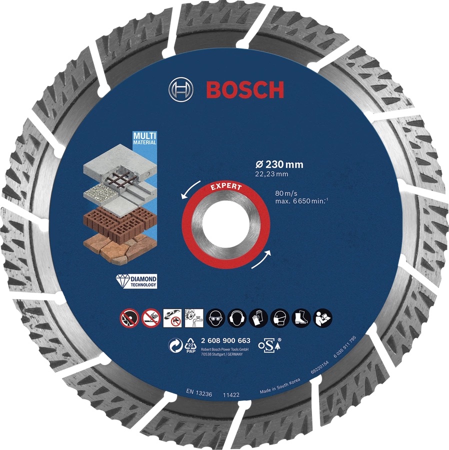 Diamantkapskiva Bosch 2608900663; 230 mm