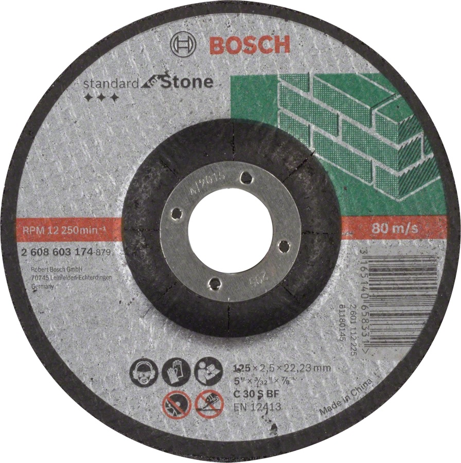 Kapskiva Bosch C 30 S BF; 125x2,5 mm
