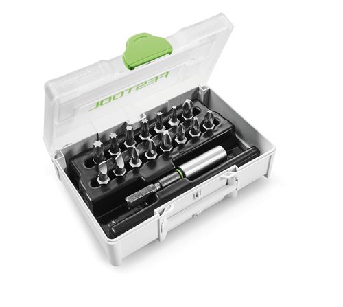 Bitssats för skruvmejsel Festool SYS3 XXS CE-MX BH 60; 15 st.