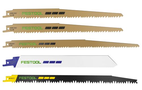 Tigersågsbladsats Festool RS-Sort; 5 st.