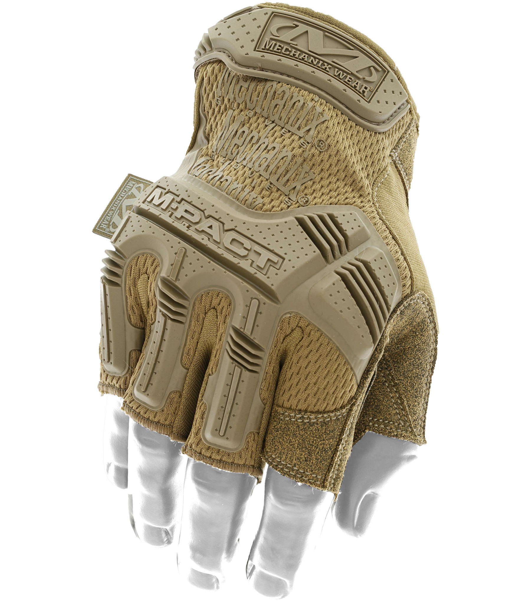 Handskar Mechanix Wear M-Pact Fingerless Coyote; L