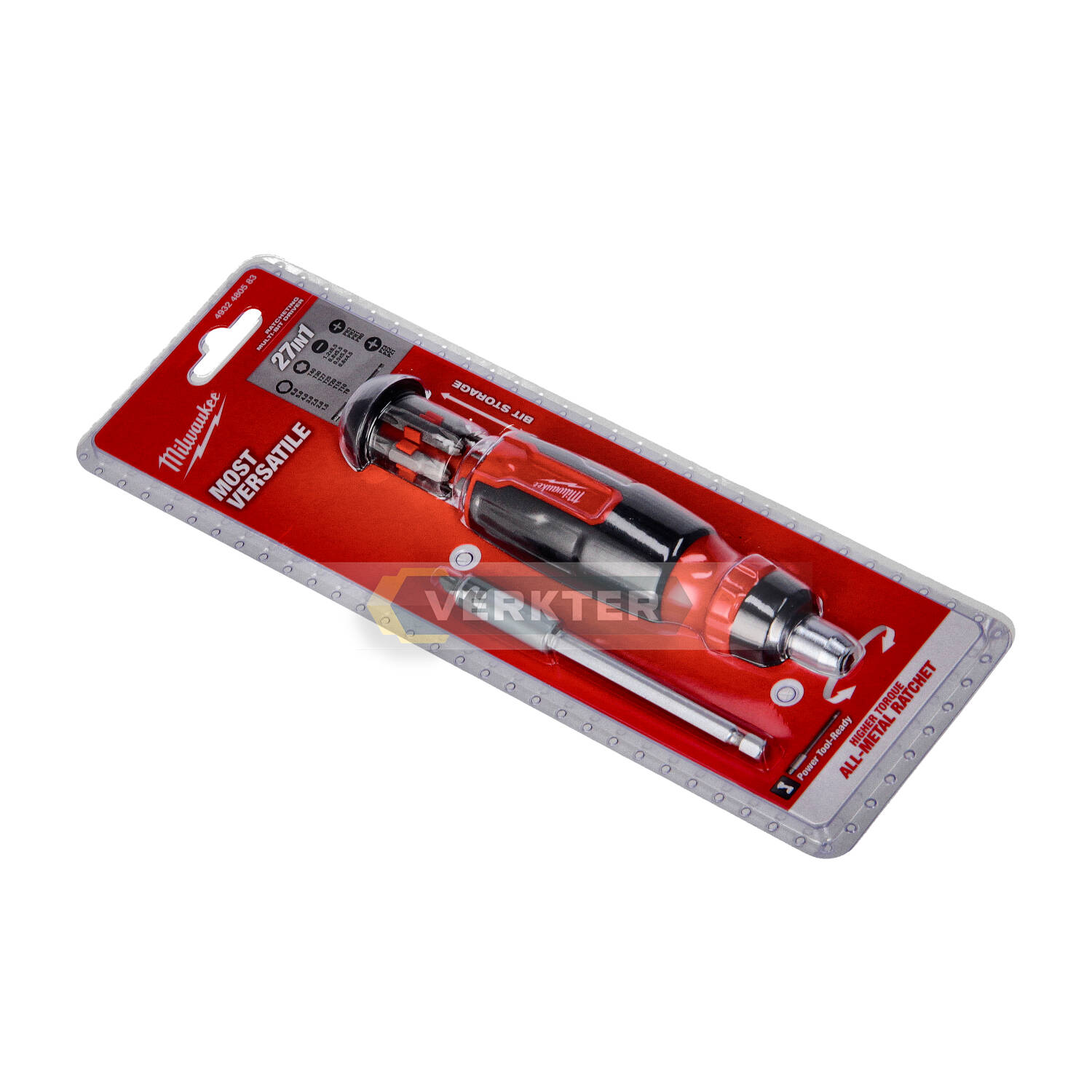 Skruvmejselskaft Milwaukee 4932480583 + Bits spår