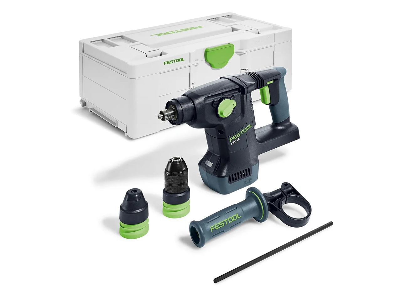 Borrhammare Festool KHC 18 EB-Basic; 18 V; 2,6 J; SDS-plus (utan batteri och laddare)