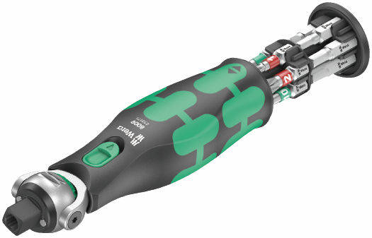 Spärrhake Wera 8009 Zyklop Pocket Imperial Set 1; 3/8''-1/4'' + Bits spår