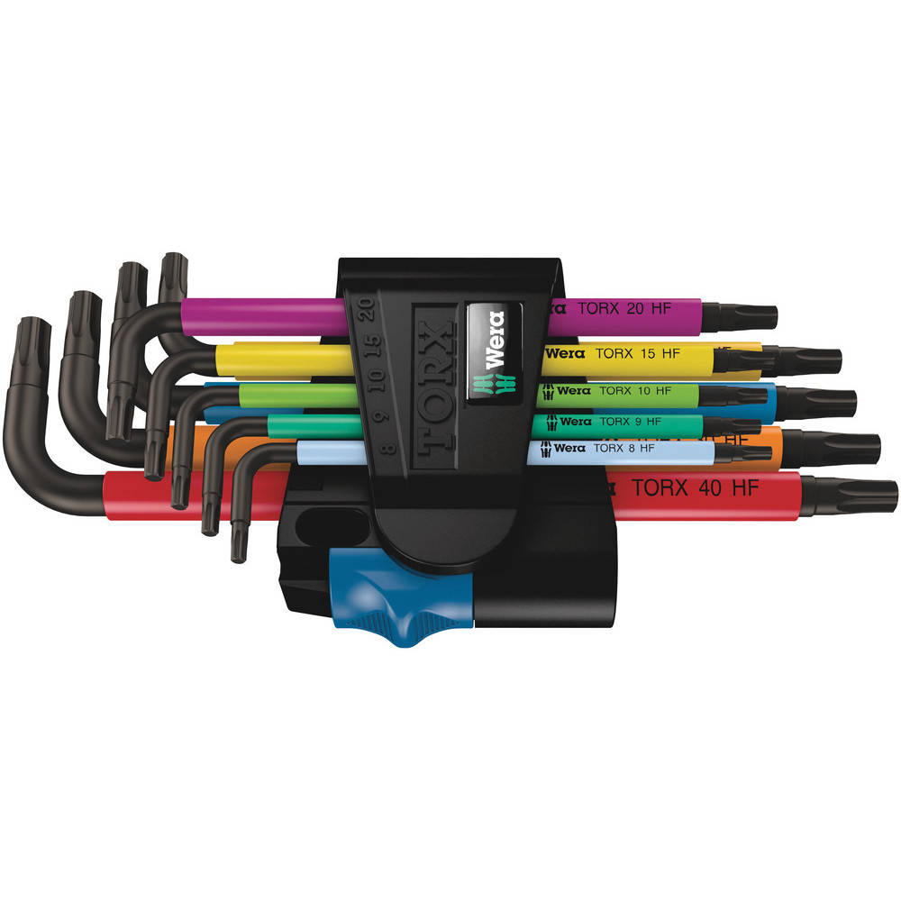 Insexnycklar Wera 967/9 TX Multicolour HF 1; TX8-TX40; 9 st.