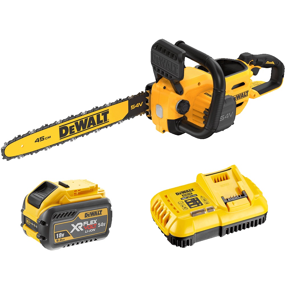 Elkedjesåg DeWalt DCMCS574X1-QW; 54 V; 1x9,0 Ah; 45 cm band