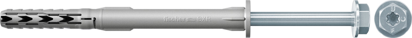 Självgängande skruv  Fischer SXR FUS; TX40/SW13; 10x52 mm; 50 st.