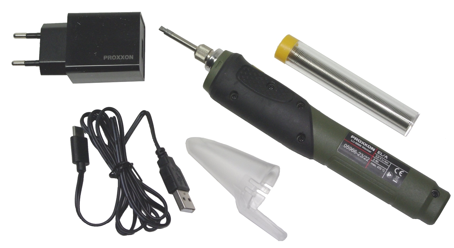 Lödkolv Proxxon EL/A; 3,6 V; 1x2,0 Ah batt.