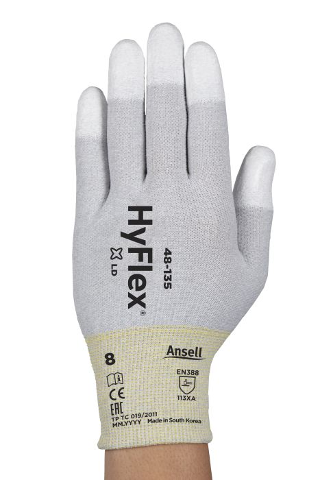 Handskar Ansell HyFlex 48-135; 8 storlek