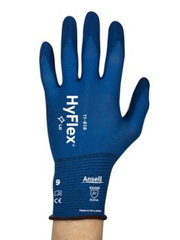 Handskar Ansell HyFlex 11-818; 10 storlek
