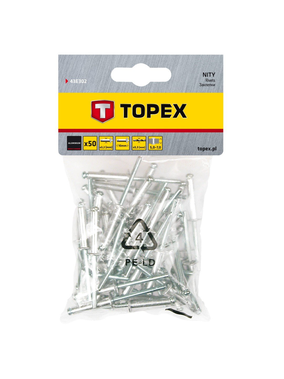 Nitar Topex 43E302; 3,2x10 mm; 50 st.