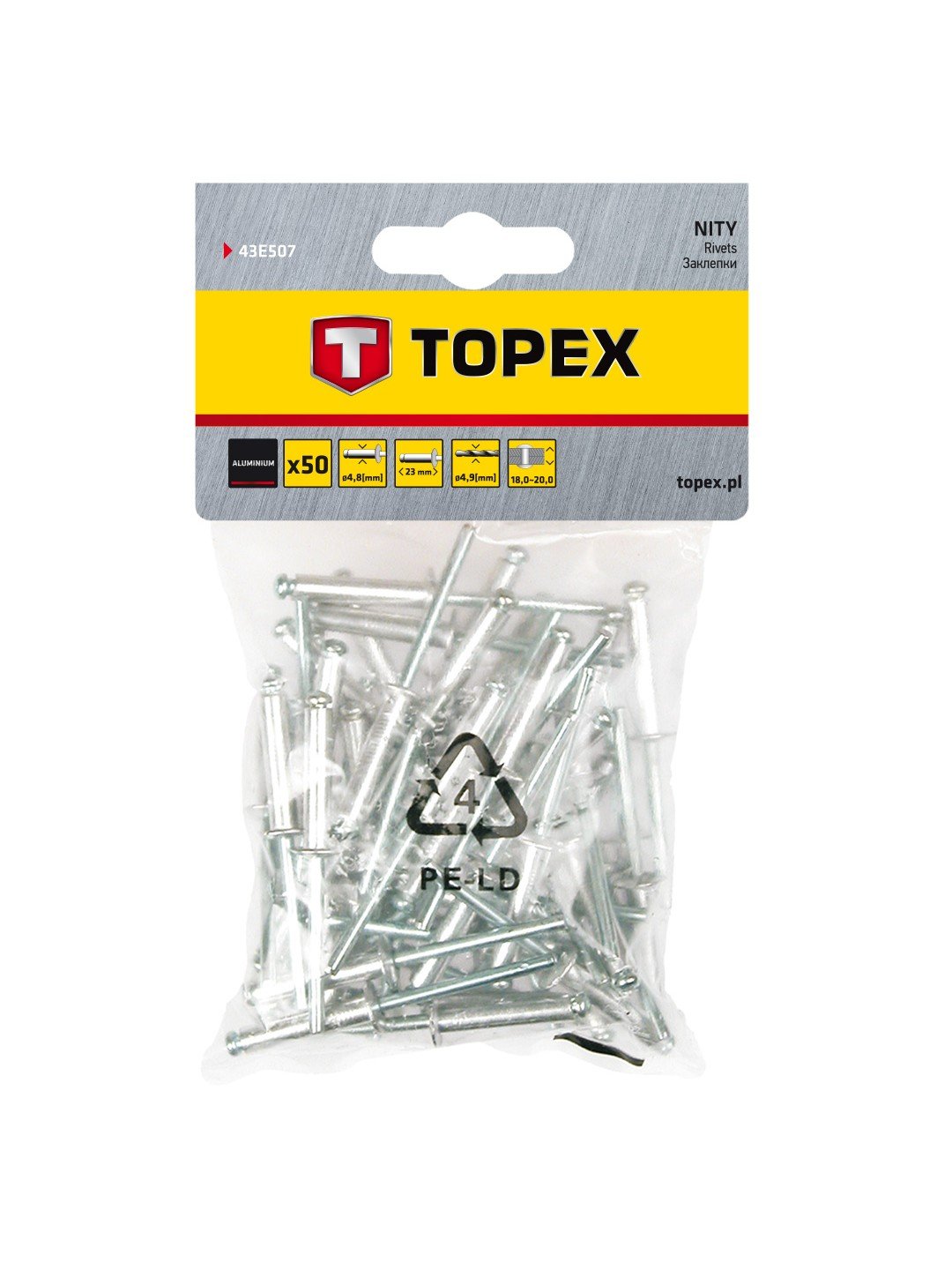 Nitar Topex 43E507; 4,8x23 mm; 50 st.