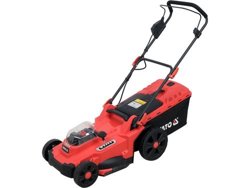 Gräsklippare Yato YT-85224; 2x18 V; 2x4,0 Ah batt.