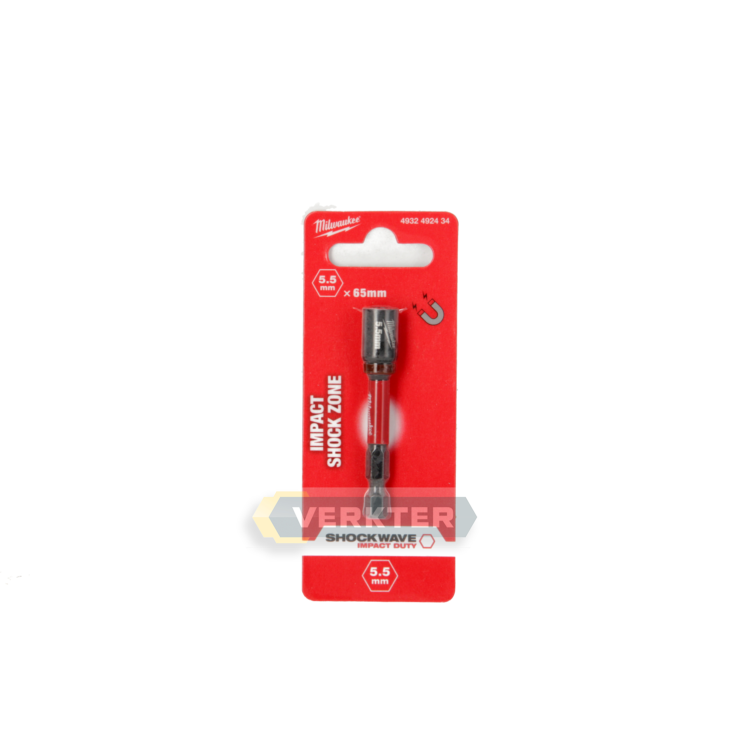 Hylsnyckel Milwaukee 4932492434; 5,5 mm; 1/4''