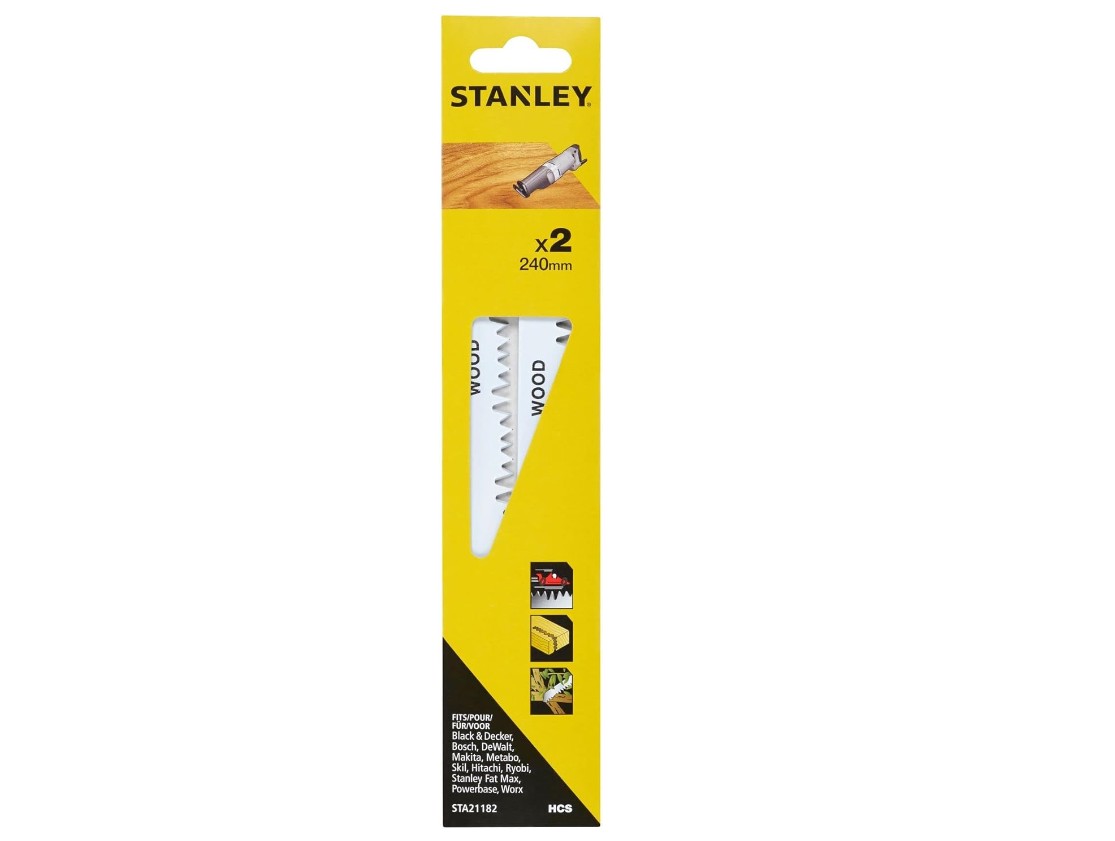 Tigersågsblad Stanley STA21182-XJ; 240 mm; 2 st.