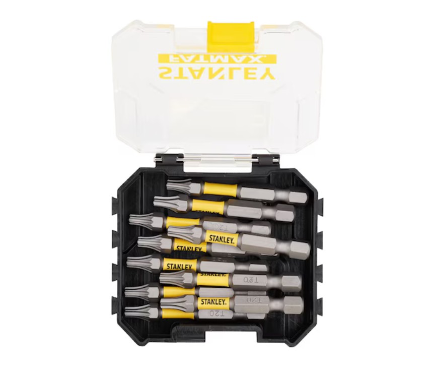 Skruvbitsats Stanley STA88574-XJ; T20x50 mm; 10 st.