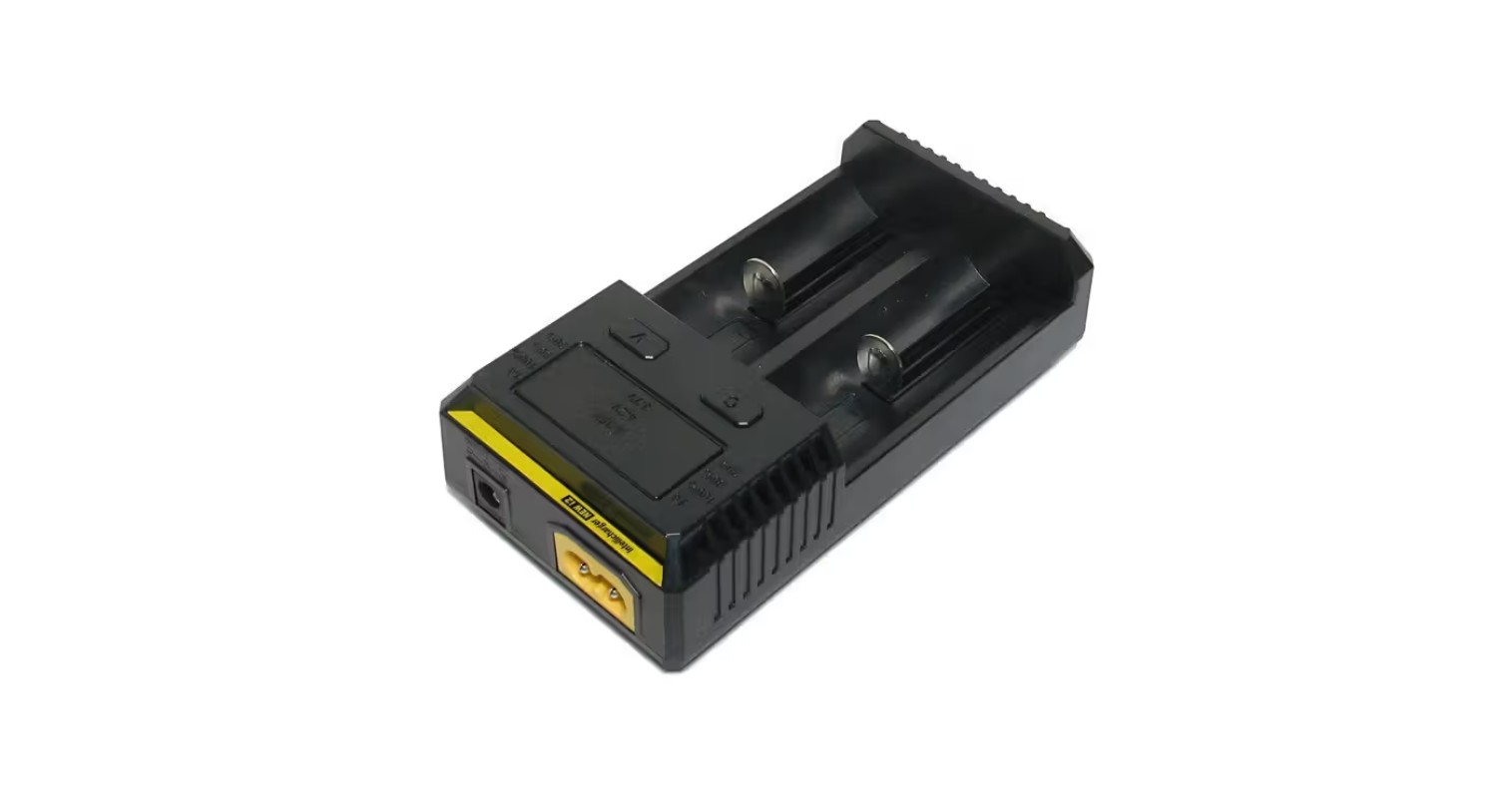 Laddare Nitecore NC-I2; Li-Ion/Ni-MH/Ni-Cd