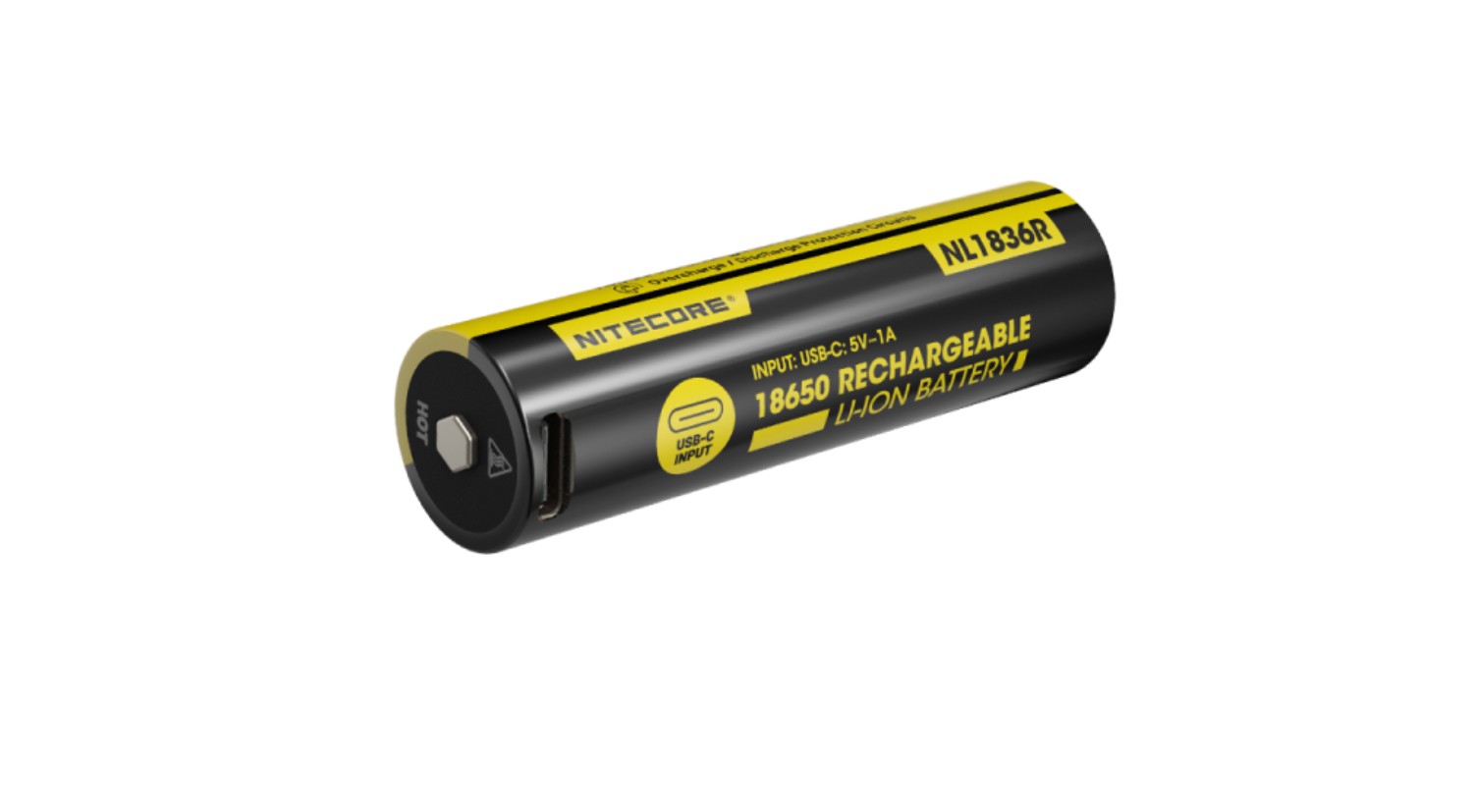 Batteri Nitecore NC-NL1836R; 3,6 V; 3,6 Ah