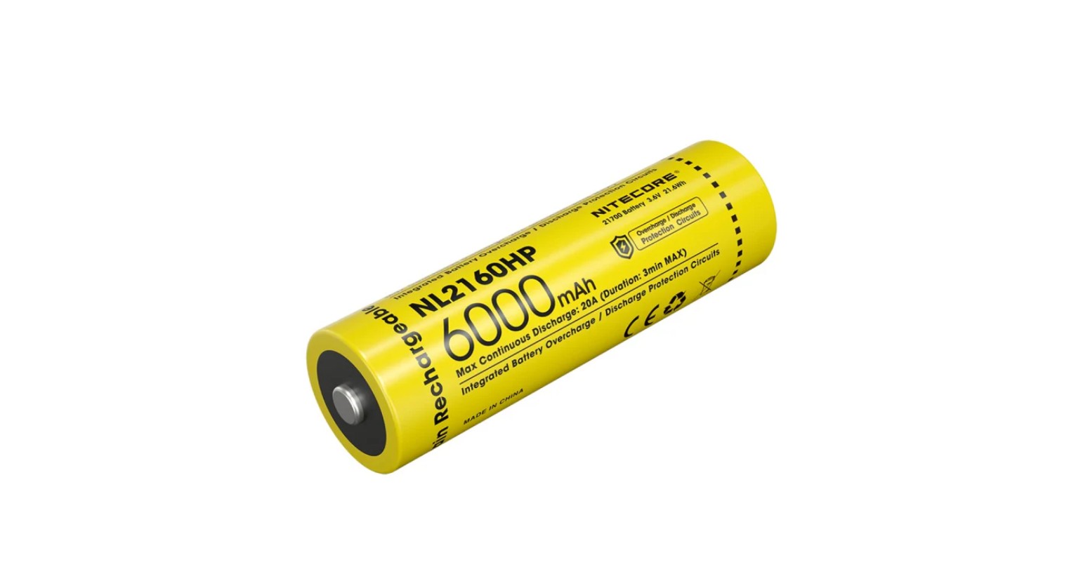 Batteri Nitecore NC-NL2160HP; 3,6 V; 6,0 Ah