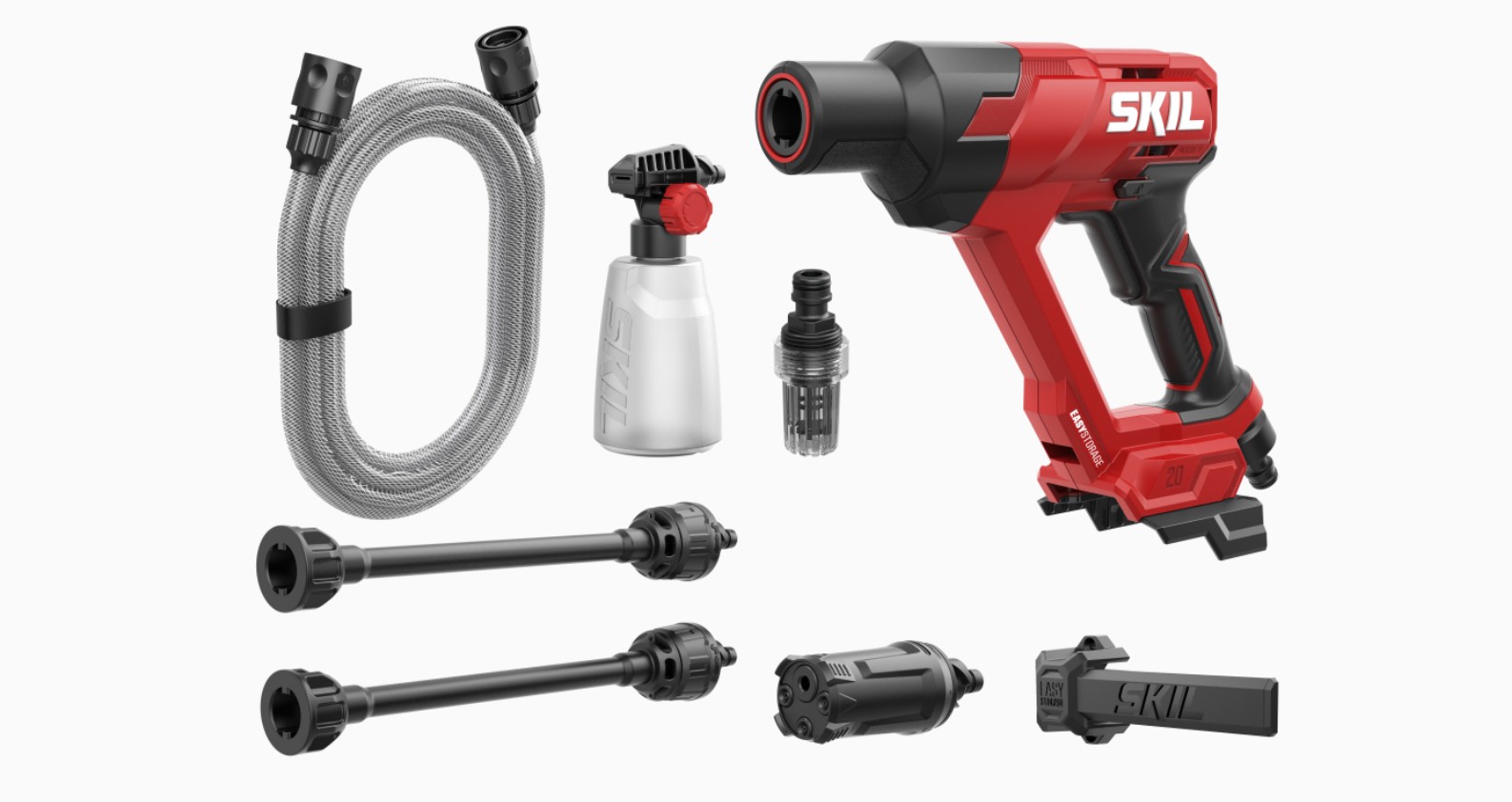 Högtryckstvätt Skil 0762CA; 20 V; 24 bar (utan batteri och laddare)