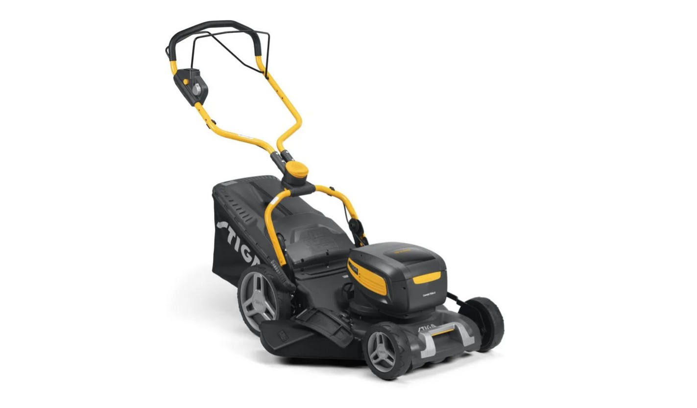 Batteridriven gräsklippare självgående Stiga Combi 753e V Kit; 48 V; 2x5,0 Ah batt.