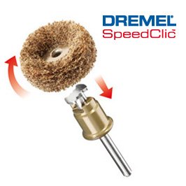 Medel- och grovkorniga polerskivor och finkorniga polerskivor Dremel 511S; 25 mm; 2 st.
