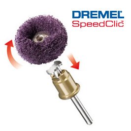 Medel- och grovkorniga polerskivor och finkorniga polerskivor Dremel 512S; 25 mm; 2 st.