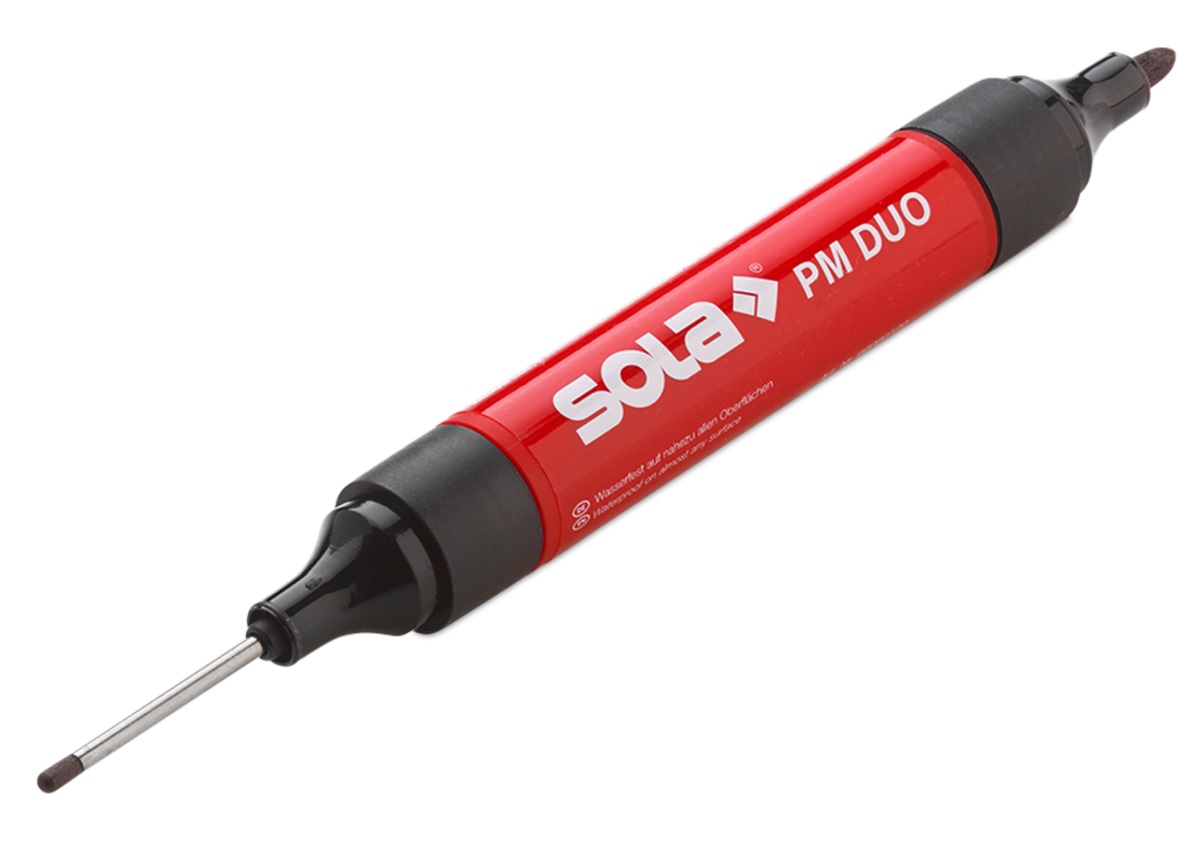Märkpenna Sola PMDUO; 15 cm; svart