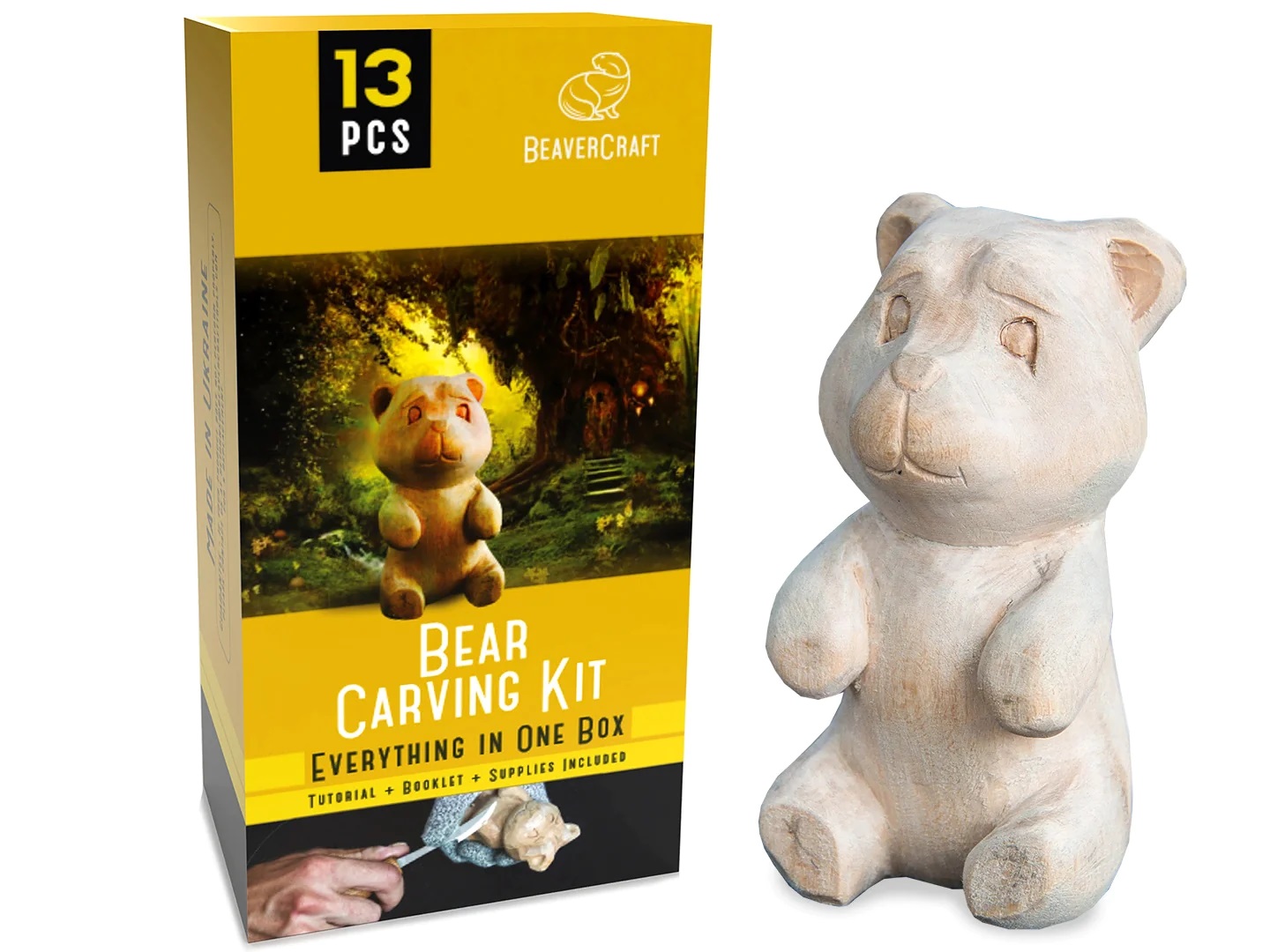Snideriset BeaverCraft DIY05; för figursnideri för nybörjare