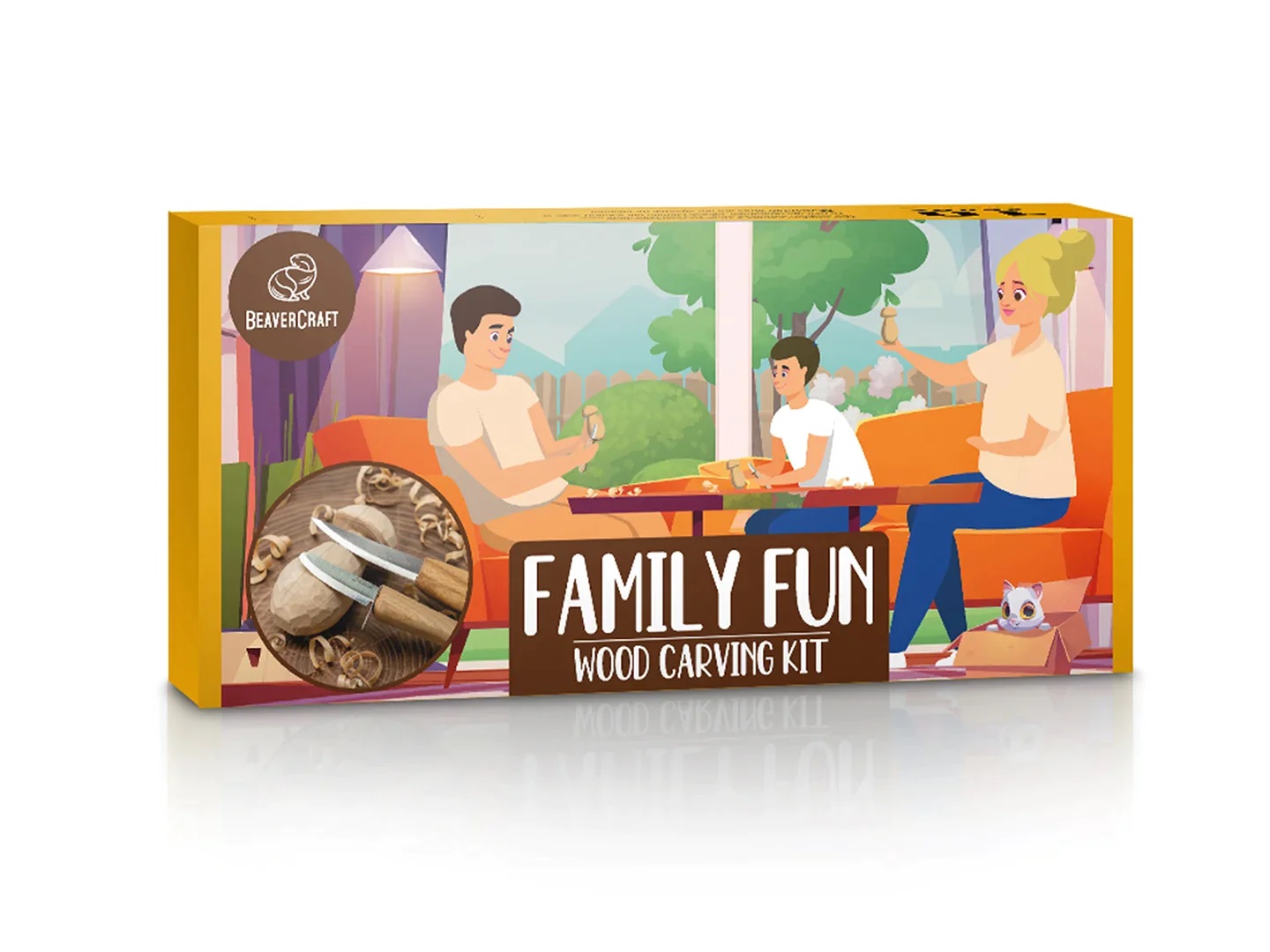 Snideriset BeaverCraft DIY09; för figursnideri för nybörjare