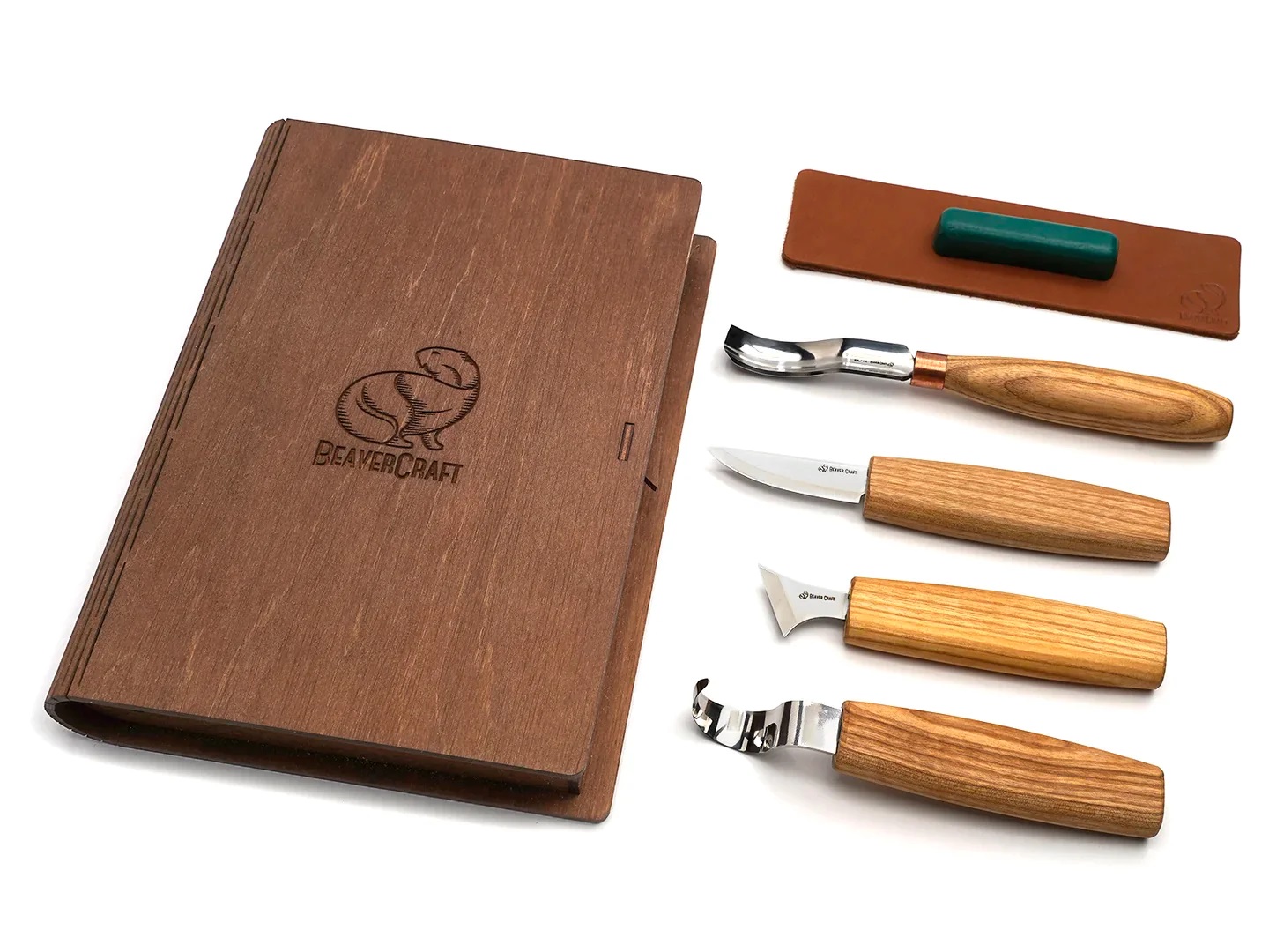 Snideriset BeaverCraft S19 Book; för snidning av skedar och andra träprodukter