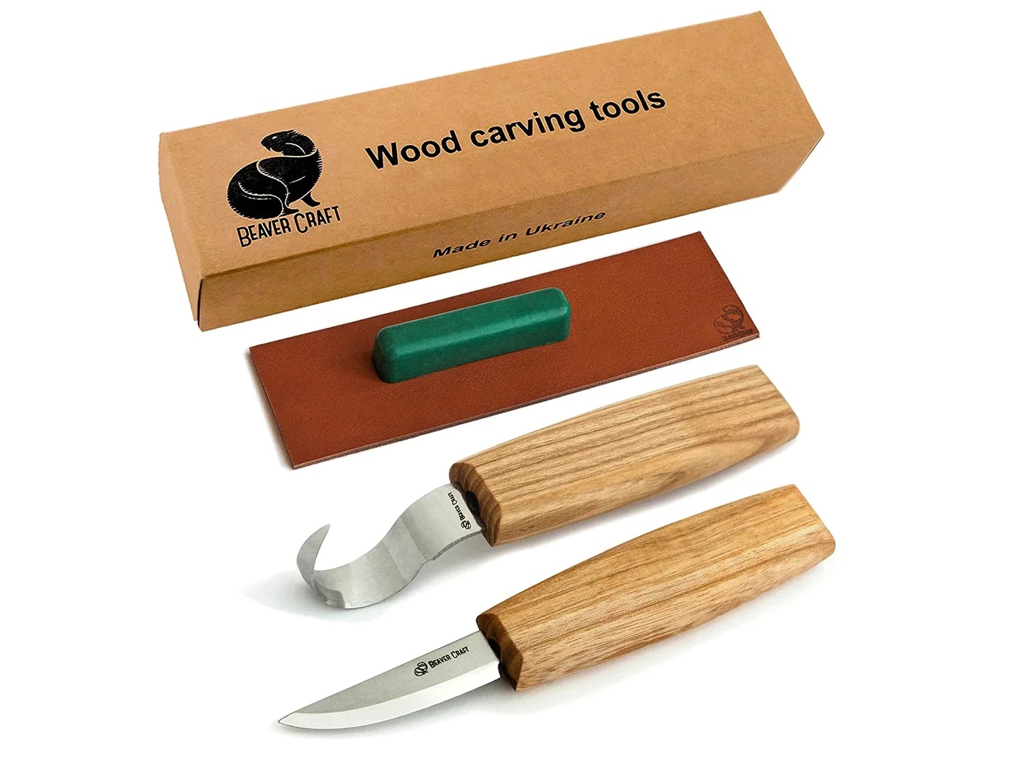 Snideriset BeaverCraft S01; för snidning av skedar och andra träprodukter